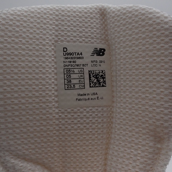 NEW New Balance 990v4 MiUSA Sneakers U990TA4 Marblehead - Picture 2 of 7